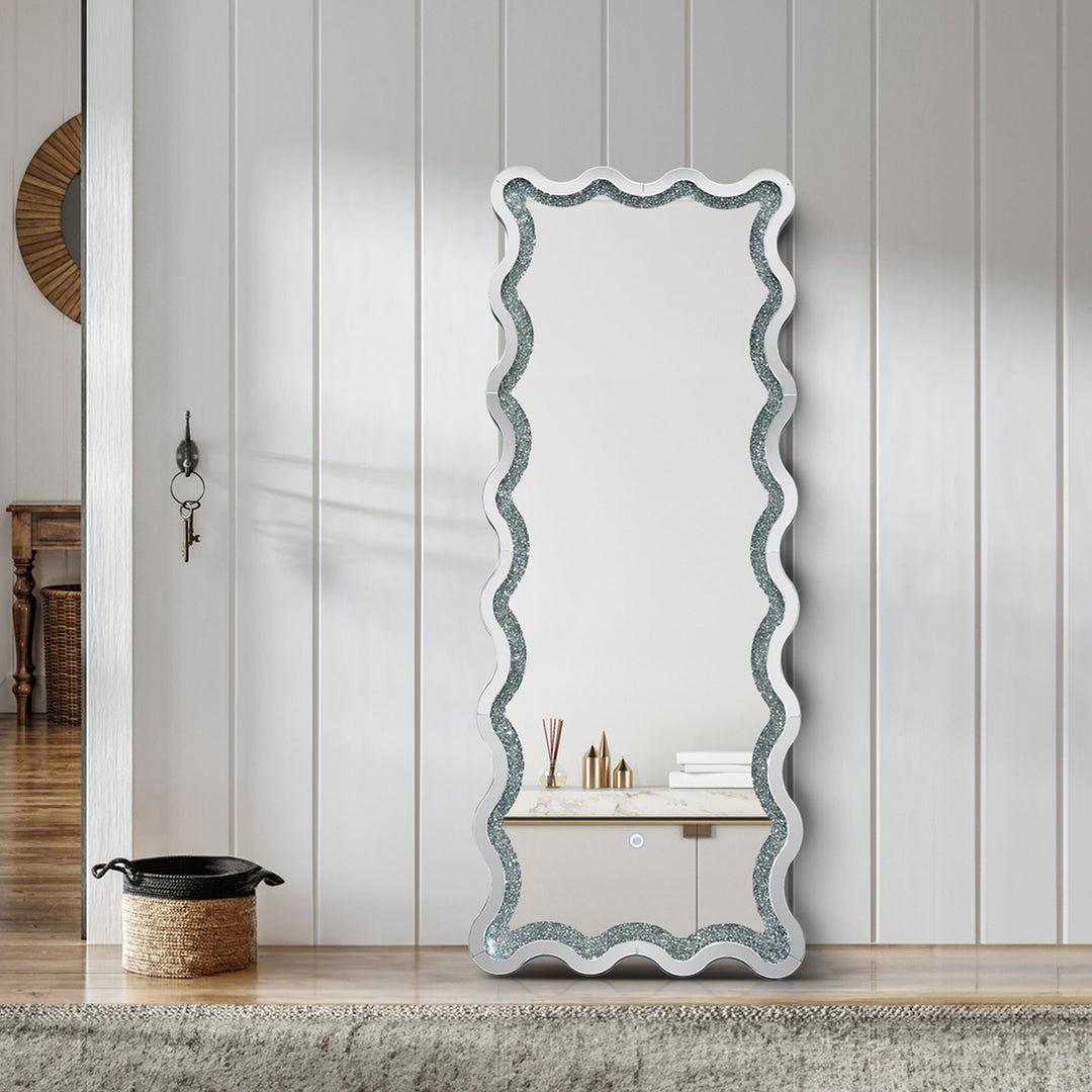 ORION Irregular LED Lighted Full Length Freestanding Floor Mirror