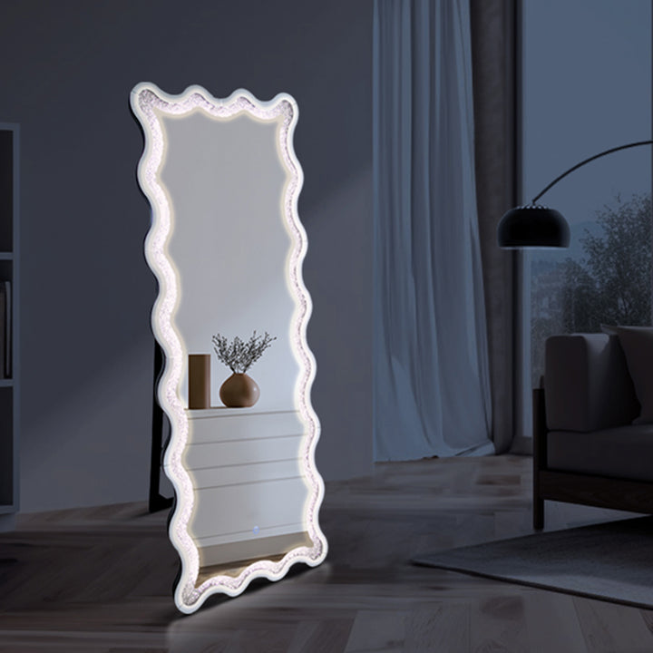 ORION Irregular LED Lighted Full Length Freestanding Floor Mirror