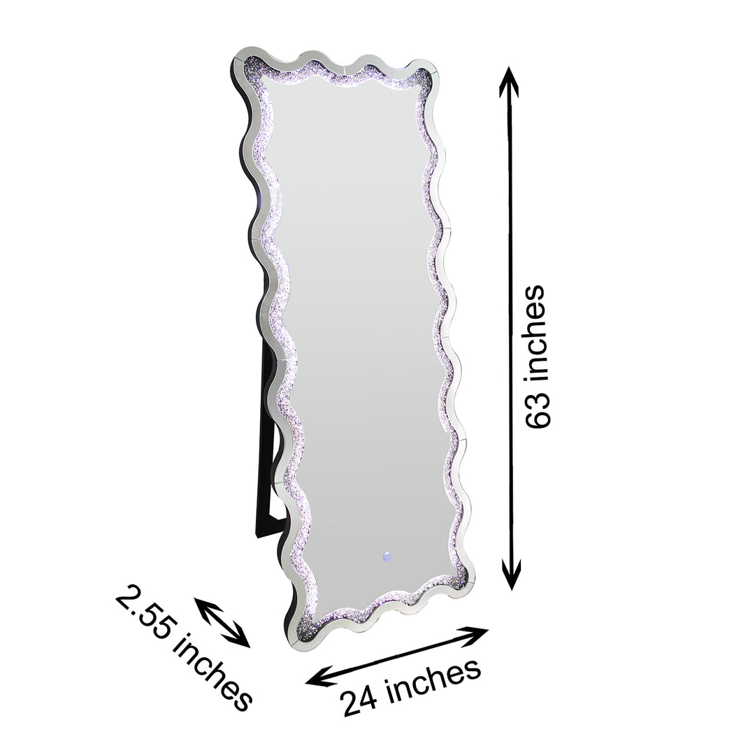 ORION Irregular LED Lighted Full Length Freestanding Floor Mirror