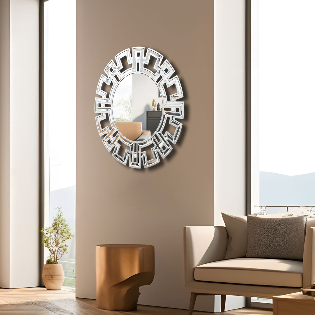 SIRIUS Round Decorative Wall Mirror