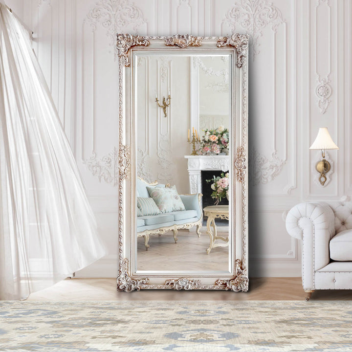 SORA Ornate Decorative Wooden Mirror